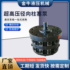 超高压径向柱塞泵轴向RK系列三孔五孔小型大流量单双排低噪音油泵