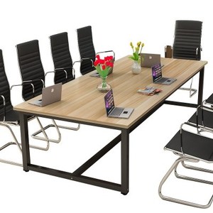 会议桌宽一米二三米二桌子长条桌工作台两米四歺简约三米六2.4。
