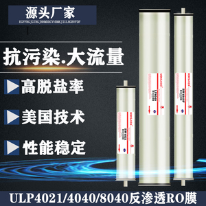 ULP2131-4040/4021/8040美国进口RO反渗透膜低压净化水处理器滤芯
