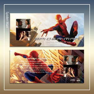 大师镜头漫威蜘蛛侠一代电影胶片书签收藏卡创意节日礼物精美套装