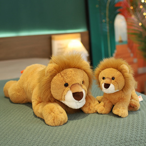 可爱仿真小狮子玩偶毛绒玩具狮子王公仔儿童布娃娃抱枕生日礼物男
