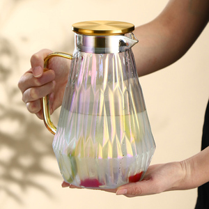 耐高温玻璃冷水壶家用大容量凉水壶果汁泡茶壶装凉白开水杯子套装
