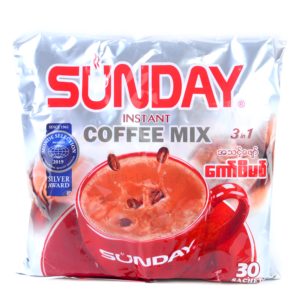 缅甸星期天咖啡 sunday原味特浓袋装 速溶三合一咖啡粉进口泰国
