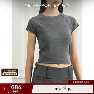 [新品]Fax Copy Express 夏女短袖平纹布T恤NAP/NET-A-PORTER颇特