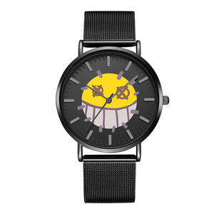 守望先锋狂鼠OW石英表黑色简约超薄手表钢带防水机械男表游戏周边
