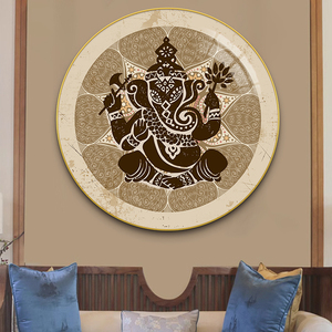 泰式大象装饰画东南亚民族风格装饰品挂画泰国餐厅背景墙墙面装饰