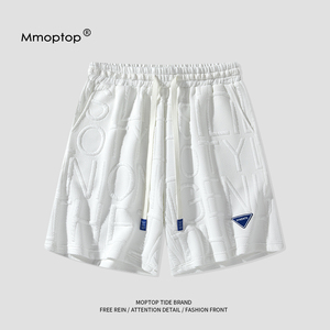 Mmoptop夏季日系休闲裤男装宽松潮牌短裤男高街嘻哈五分裤子男士