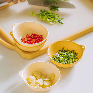 树可便携小碗套装塑料蘸料厨房配菜分料备菜专用打蛋调料碟烘焙碗