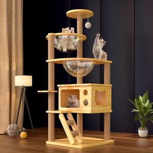 猫爬架爬猫窝猫树一体架子猫架太空舱家用树干玩具剑麻猫咪猫跳台