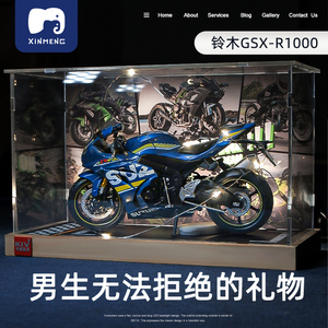 1:12铃木gsx250摩托车模型仿真合金机车玩具男生礼物男孩手办摆件