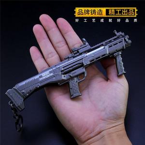 绝地和平求生精英DBS散弹枪金属模型摆件小枪枪模手办合金玩具枪