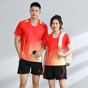 2024新款羽毛球服套装男女款乒乓球网球服比赛定制中国国家队队服