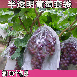半透明葡萄专用套袋葡萄包装袋葡萄智能纸袋防雨水防虫袋莲雾套袋