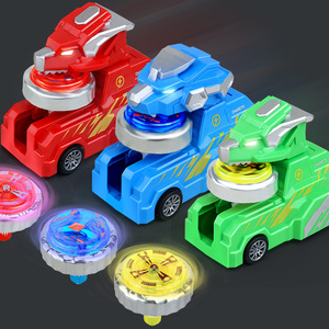 新款恐龙陀螺玩具战车发光旋转发射器对战斗盘儿童男女孩子3-10岁