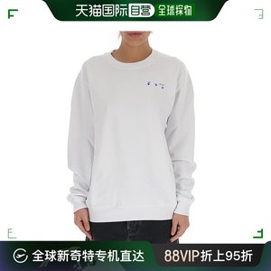 OFF WHITE 女士白色卫衣/帽衫 OWBA055S21JER001-0145