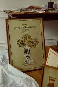 法式Flowers复古慵懒 艺术海报装饰画画芯浪漫paris巴黎法式中古