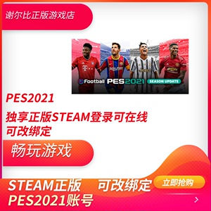 PES2021账号 PC正版 实况足球21 STEAM成品账号  可在线