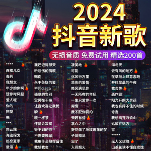 车载cd碟片2024最新抖音流行新歌曲无损高音质音乐汽车用MP3光盘