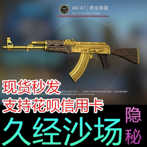 CSGO 武器 AK-47 | 黄金藤蔓 ak47 久经沙场  步枪皮肤 收库存