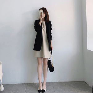 星芊菲初春韩版女装高级感西装套装裙子时尚小个子通勤高定小香风