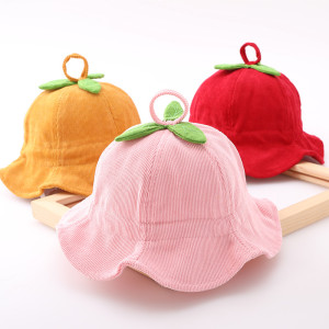 婴儿帽子春秋薄款4-22个月女宝宝渔夫帽公主帽可调节幼儿女童盆帽