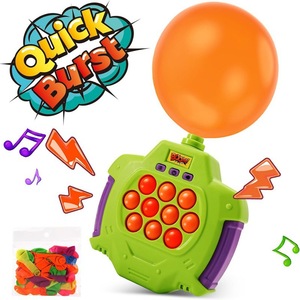 儿童新品打地鼠速推吹气球充电闯关解压玩具灭鼠先锋按按乐游戏机