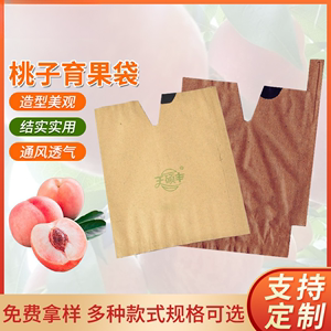 桃子套袋专用袋水果套袋黄桃水蜜桃蟠桃油桃果树包果袋纸袋防虫鸟