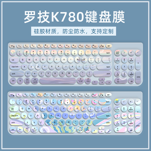 适用BOW航世K221罗技k780键盘膜凯迪威CR-300富德ik6630保护罩套