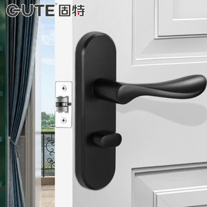 固特（GUTE）门锁室内厨房卫生间房门锁不带钥匙静音实木门把手通