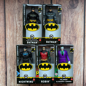 美泰正义联盟DC蝙蝠侠batman罗宾小丑joker夜翼可动人偶手办玩具