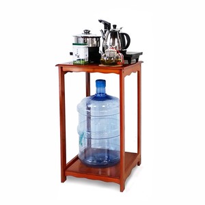 放饮水机的小桌子楠竹放水桶台式桶装水置物架简约茶台边几茶水柜