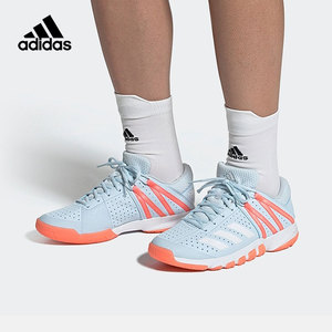 Adidas阿迪达斯羽毛球网排球鞋男女防滑耐磨运动橡胶底专业训练鞋