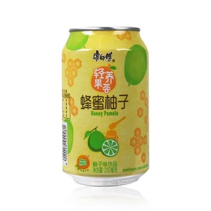 康师傅罐装饮料310ml*6罐/蜂蜜柚子/水蜜桃/鲜果橙/冰红茶/
