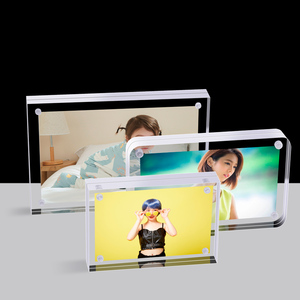 亚克力透明相框摆台5 6 7 8 9 10 12寸水晶卡砖照片框A4海报框