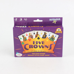 英文版5皇冠 Five Crowns Card Game美国棋牌卡牌桌游牌休闲聚会