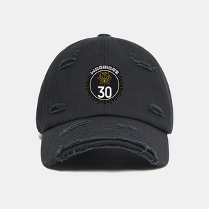 库里库里城市版30号运动篮球 训练服帽子棒球帽男女做旧鸭舌帽遮