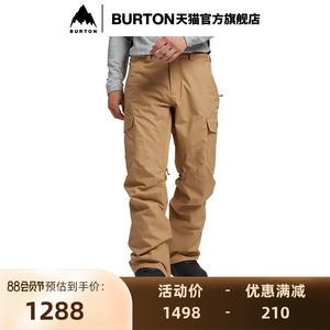BURTON伯顿官方男士滑雪裤滑雪裤子舒适透气运动雪裤单板131661