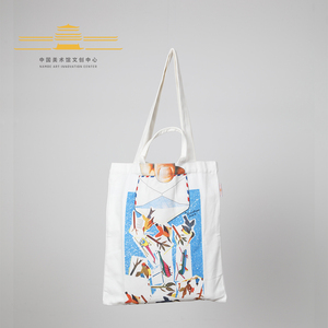 中国美术馆旗舰店艺术世界乔蒂尔松《天空2》创意帆布包单肩包