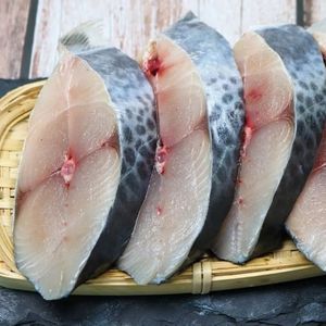【10斤切片鲅鱼块】海鲜海捕切生鲜冷冻水产鲜活大中段尾段马鲛鱼