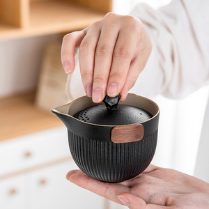 陶瓷盖碗防烫手抓壶泡茶杯三才茶碗家用茶壶单个功夫茶具泡茶器