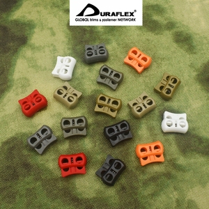 UTX Duraflex 多耐福 彩色两孔绳扣 弹力绳扣 5mm孔径  配件扣具