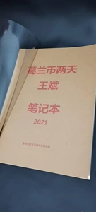 说相声的王斌定制三分法园地摸线笔记本日记本记事本台历本学习营