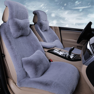 汽车坐垫冬季毛绒冬天短毛绒棉垫子保暖加厚全包围座垫套男女通用