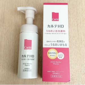 日本kose高丝Carte无添加滋润保湿温和清洁泡泡洁面乳 敏感肌肤可