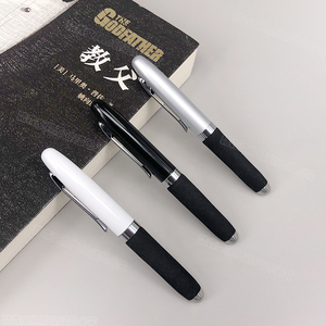 口袋笔便携商务短笔金属签字笔迷你短小中性笔0.5油笔圆珠笔0.7mm