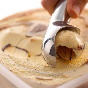 创意硬冰淇淋勺挖球器 哈根达斯雪糕勺子 铝合金冰激凌雪糕打球器
