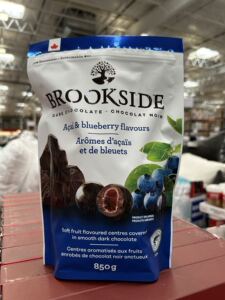 加拿大直邮 Brookside贝客诗 蓝莓汁夹心黑巧克力豆850g 融化不赔