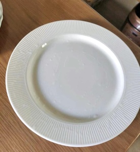 IKEA宜家代购乌方特里格特餐盘西餐平盘浅盘高级白色盘子菜盘深盘