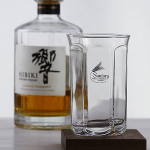 中古1960S 日本Suntory山崎杯威士忌酒杯日式水晶玻璃杯收藏杯子