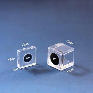 透明亚克力门吸有机玻璃磁吸水晶塑料自粘碰吸碰扣珠自吸磁铁